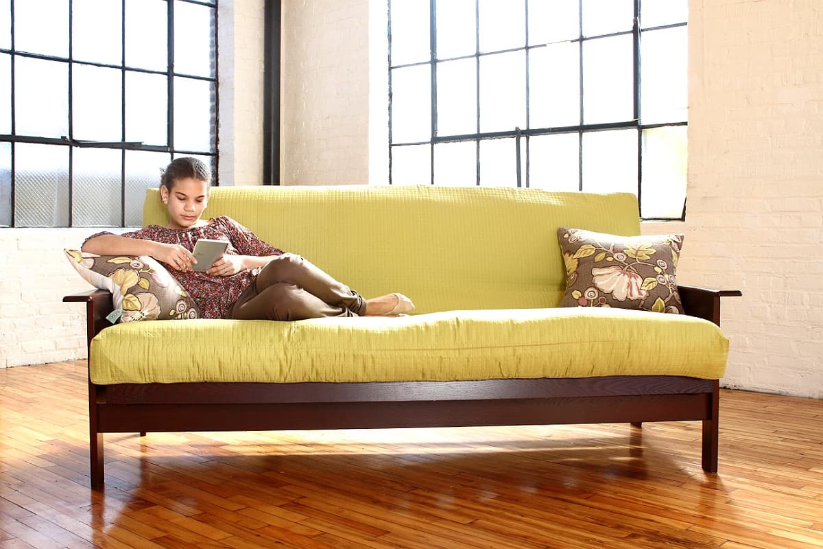 Green Cotton Foam Core futon without Fire Retardant US Maker