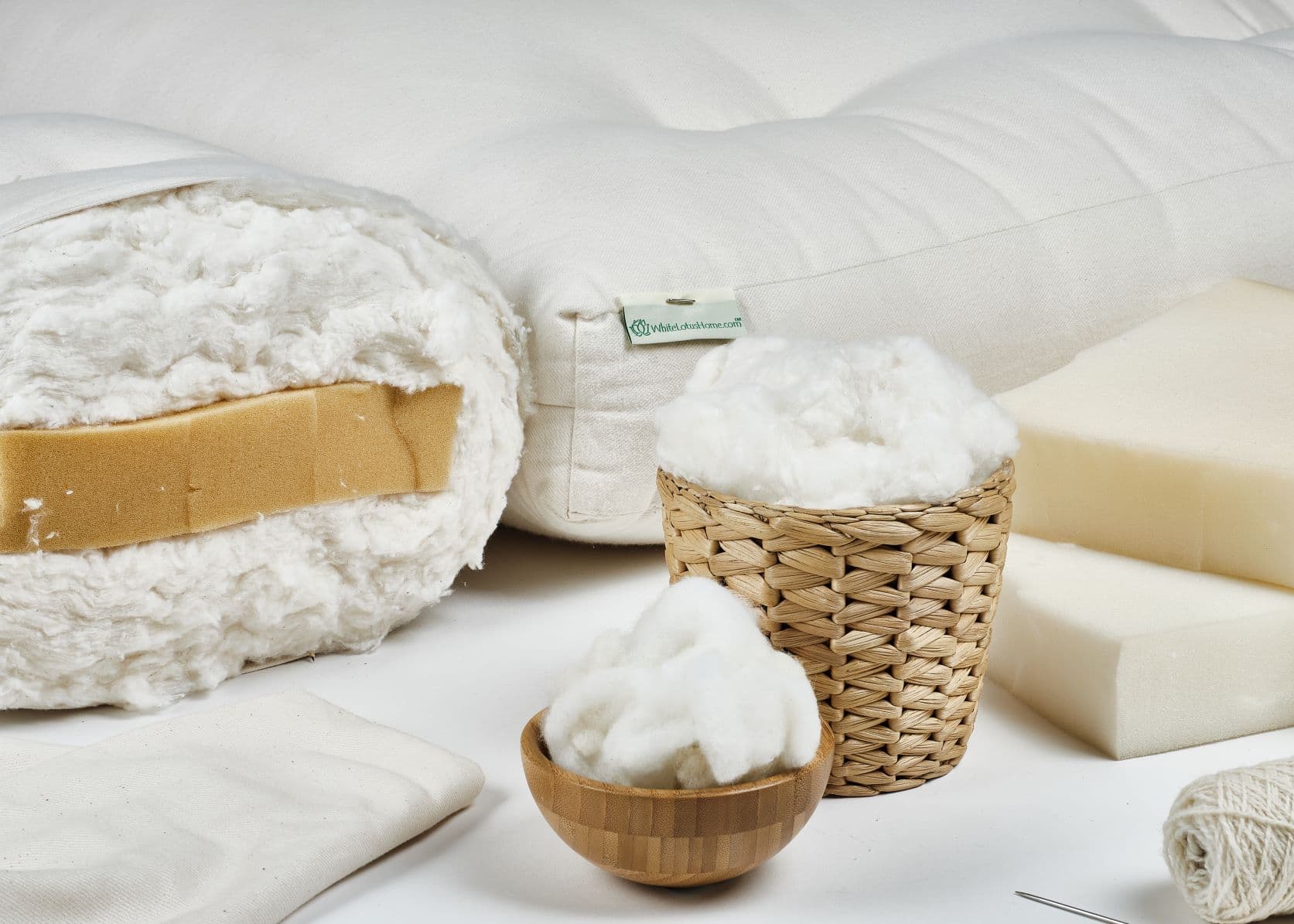 organic cotton foam mattress