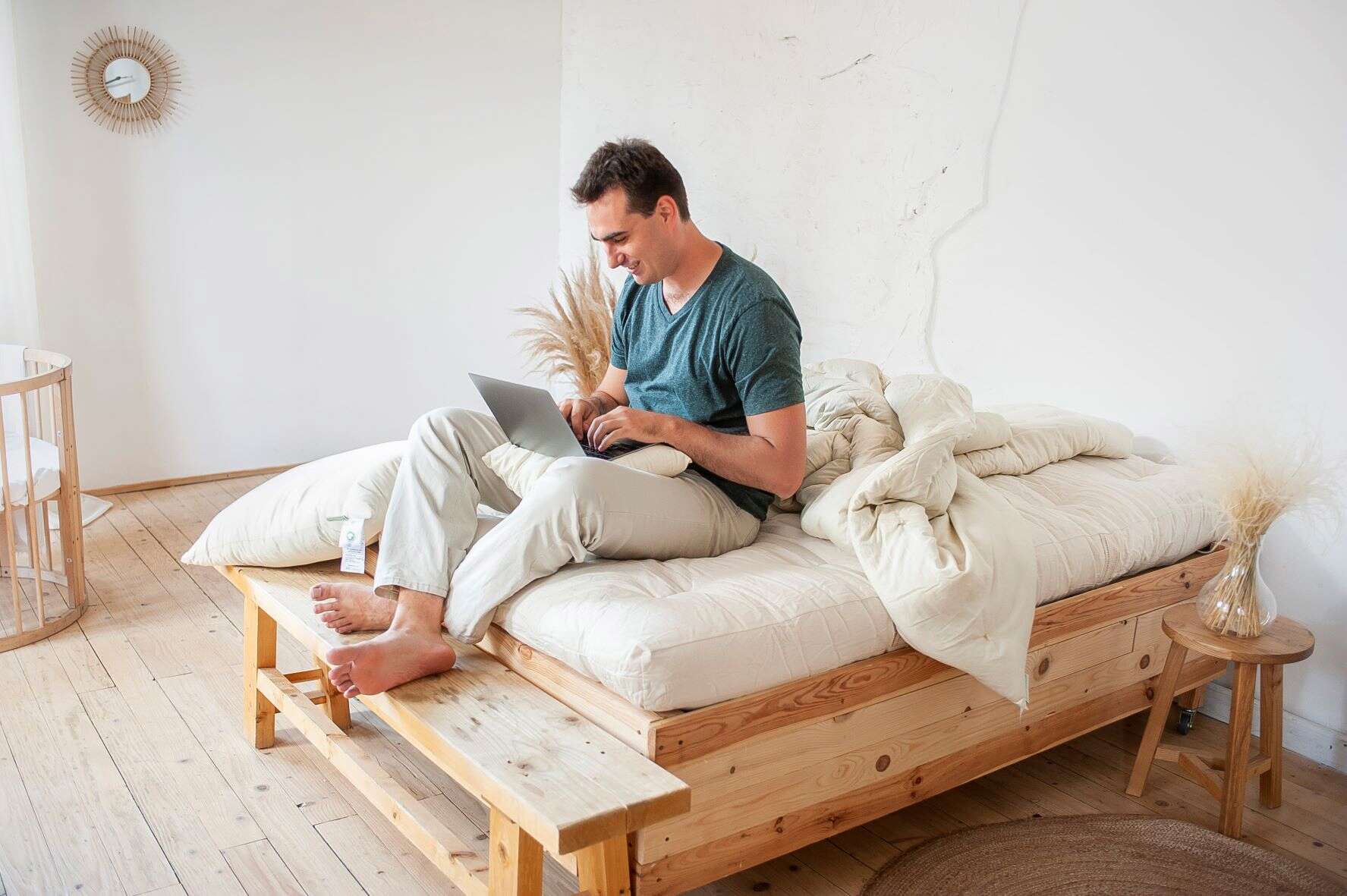 Organic Cotton & Wool Latex Core Dreamton Mattress Best selling and