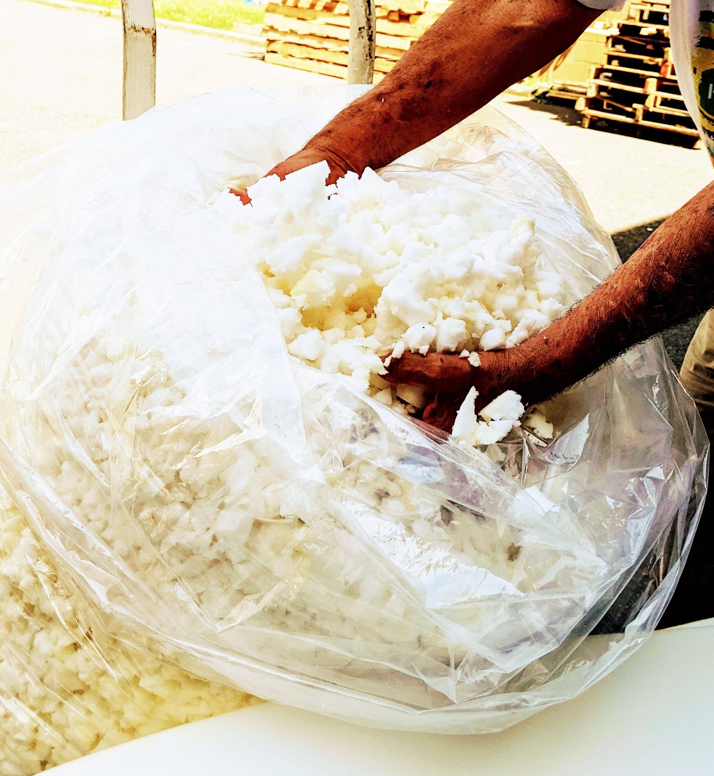 Conventional Shredded Foam Filling for Chairs Cushions Bean Bags