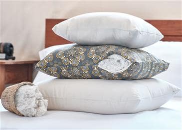 White Lotus Home Green Cotton Decorative Pillow Inserts White Lotus Home Green Cotton Decorative Pillow Inserts