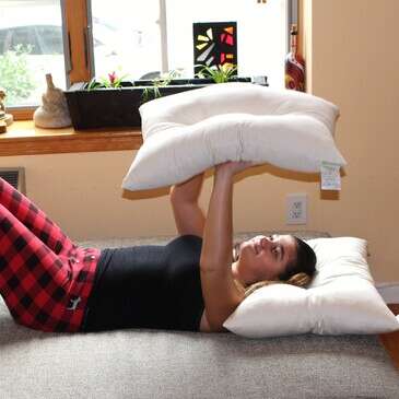 White Lotus Home KaPillow - Kapok Contour Pillow White Lotus Home KaPillow - Kapok Contour Pillow