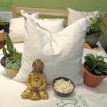 White Lotus Home Fluffy Natural Shredded Latex Decorative Pillow Inserts (Washable)