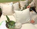 White Lotus Home Fluffy Wool Decorative Pillow Inserts