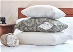 White Lotus Home Green Cotton Decorative Pillow Inserts