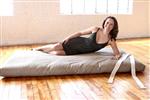 White Lotus Home Green Cotton & Wool Foam Core Dreamton Stow