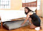 White Lotus Home Green Cotton & Wool Latex Core Dreamton Stow