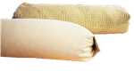 White Lotus Home Neckroll or Somerset Cover ONLY in GOTS Organic Cotton Sateen (NATURAL)