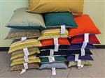 White Lotus Home Upcycled Toss Pillows
