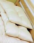 White Lotus Home Wool Contour Pillow